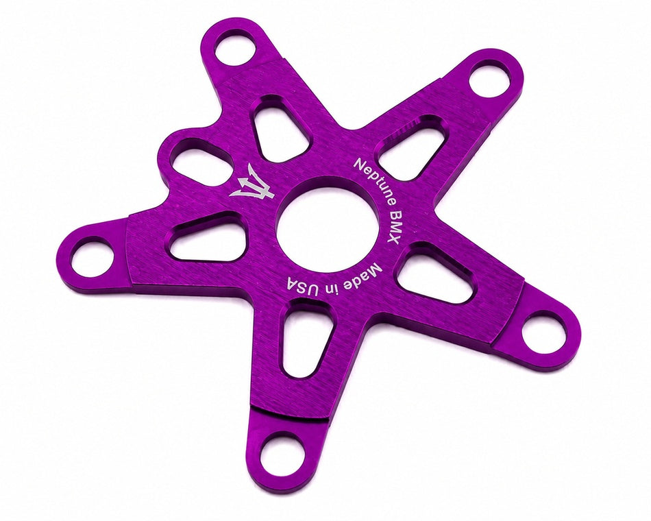 Neptune Starfish Aluminum Spider - 5 Bolt - 110mm - Purple