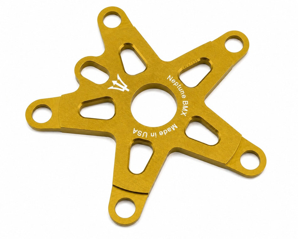 Neptune Starfish Aluminum Spider - 5 Bolt - 110mm - Gold
