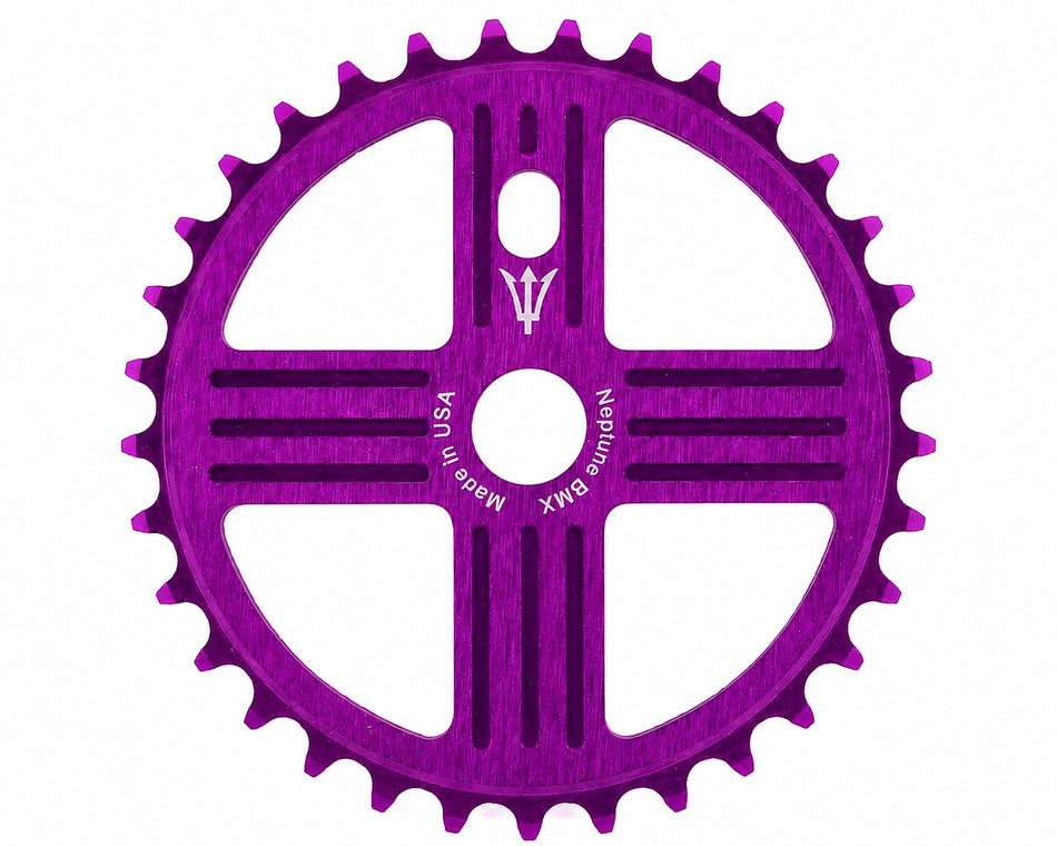 Neptune Helm 39t Aluminum Sprocket / Chainwheel - Purple