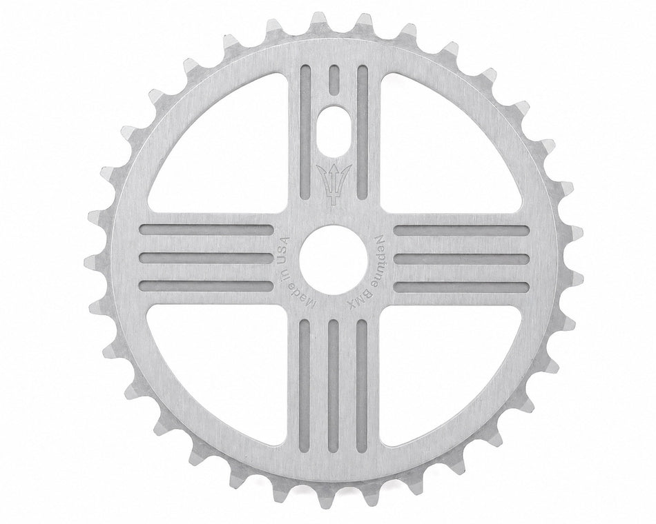 Neptune Helm 42t Aluminum Sprocket / Chainwheel - Silver
