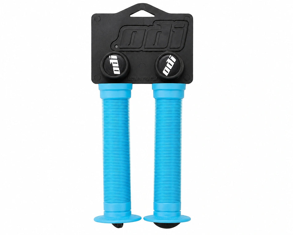 ODI Longneck ST 143mm Flanged Grip - Aqua