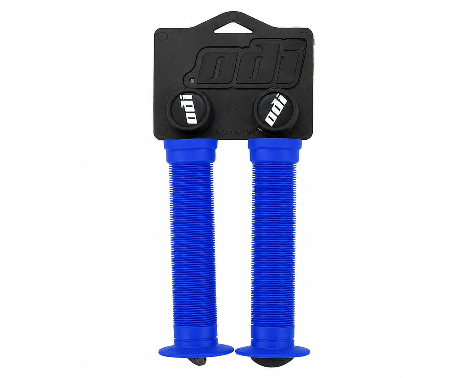 ODI Longneck ST 143mm Flanged Grip - Blue