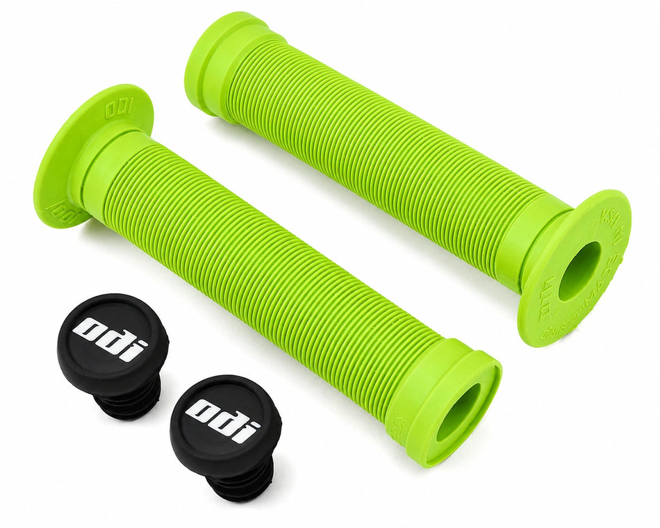 ODI Longneck ST 143mm Flanged Grip - Green