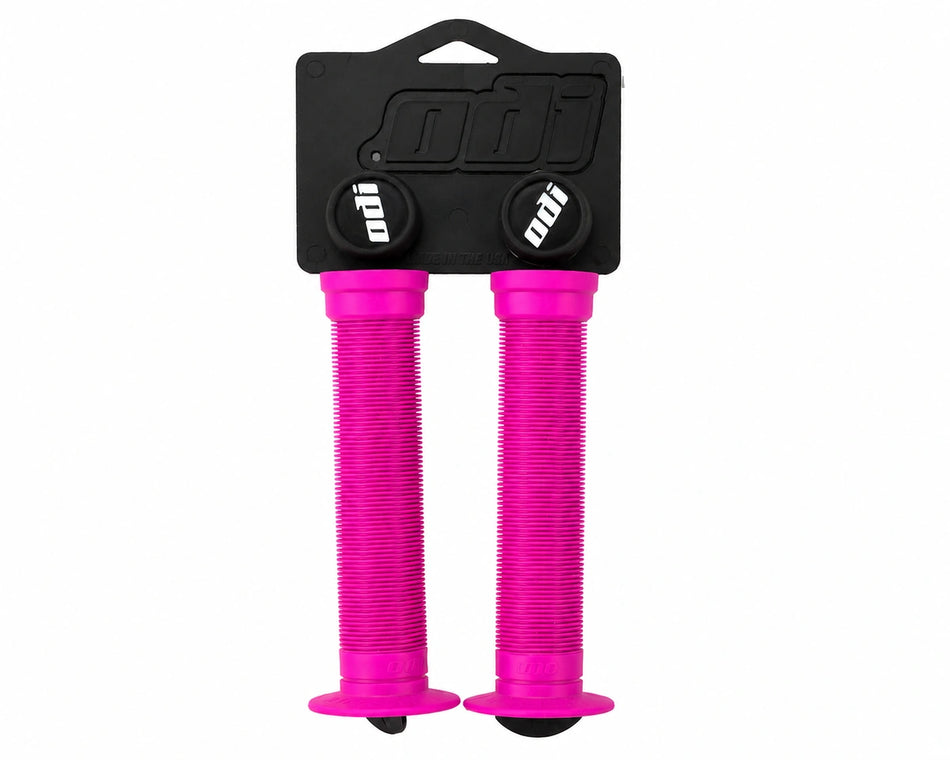 ODI Longneck ST 143mm Flanged Grip - Hot Pink