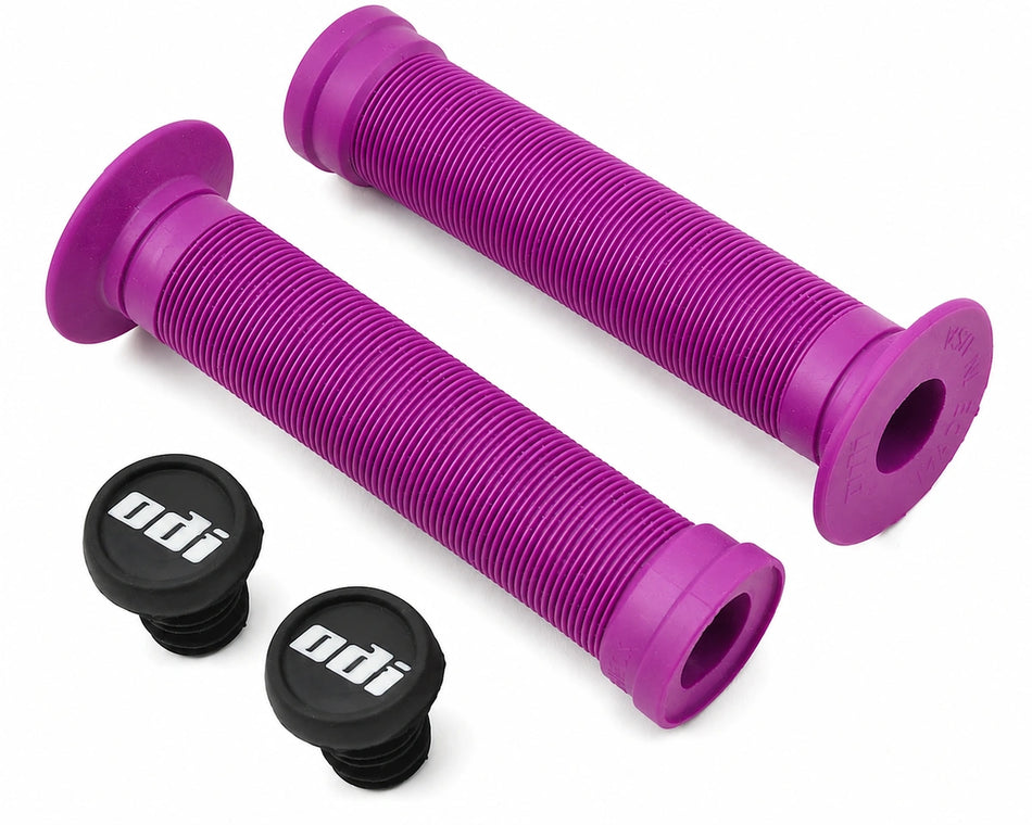ODI Longneck ST 143mm Flanged Grip - Purple