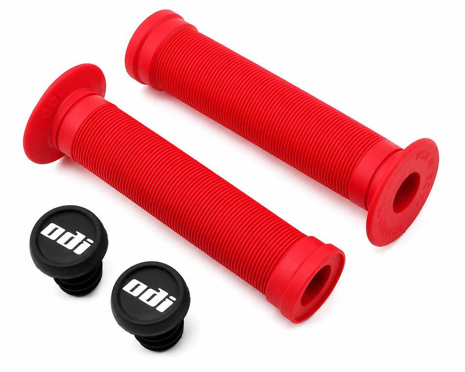 ODI Longneck ST 143mm Flanged Grip - Red