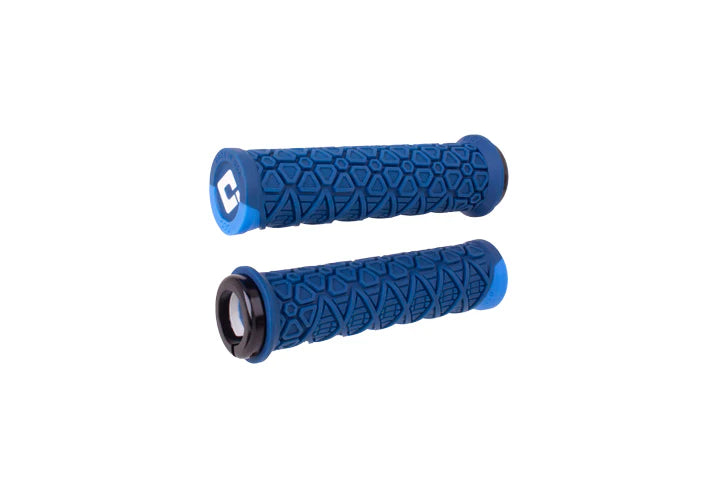 ODI Vanquish Pro V2.1 135mm Lock-On Grips - Navy Blue/ Blue