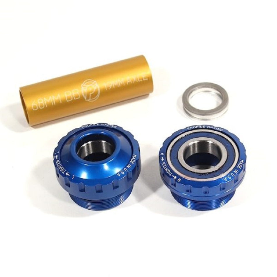 Profile 19mm Euro External (Outboard) Bottom Bracket - Blue