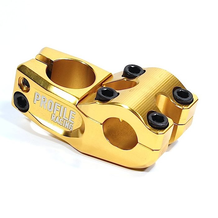 Profile Racing - Mark Mulville - Push - Top Load BMX Stem - 53mm - Gold