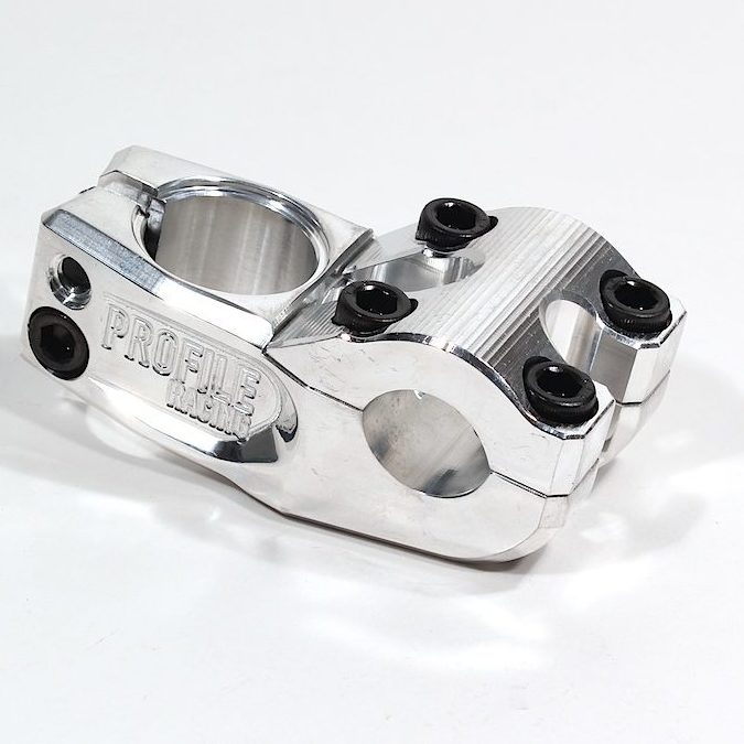 Profile Racing - Mark Mulville - Push - Top Load BMX Stem - 53mm - Polished Silver
