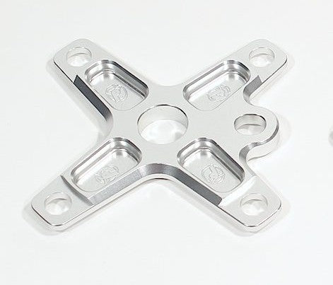 Profile Racing Bolt-Drive BMX Aluminum Spider - 4-bolt - 104mm -19mm - Polished Silver