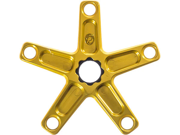 Profile Racing Spline Drive BMX Aluminum Spider - 5-bolt - 110mm - Gold