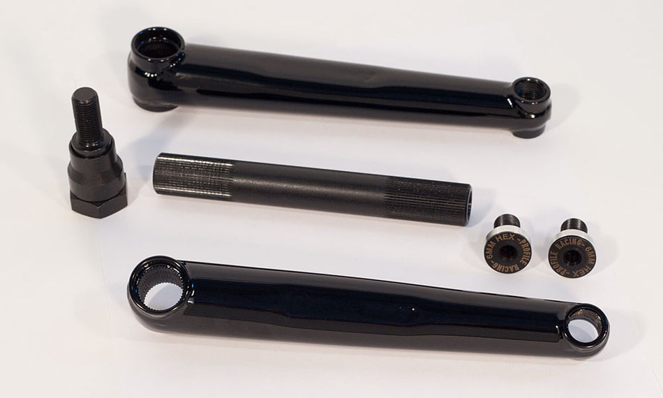 Profile Race 3-Piece BMX 19mm Cranks - RHD - 175mm - Black