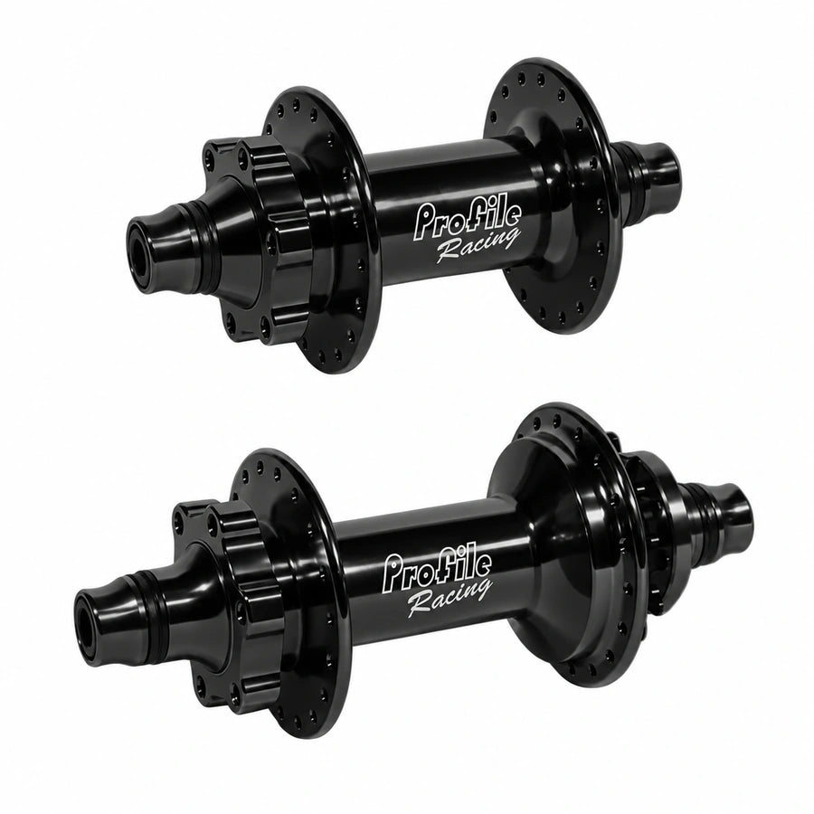SPECIAL ORDER - Profile Elite Beast Mode Compatible Disc Cassette Hubset 3/8" - Black