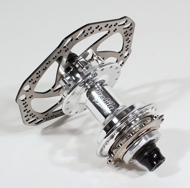 ASK - Profile Elite Race Disc Cassette Hubset - 36H 3/8" - Polished