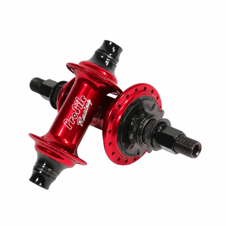 ASK - Profile Elite Cassette Hubset - 36h - 3/8" / 14mm axle - Red