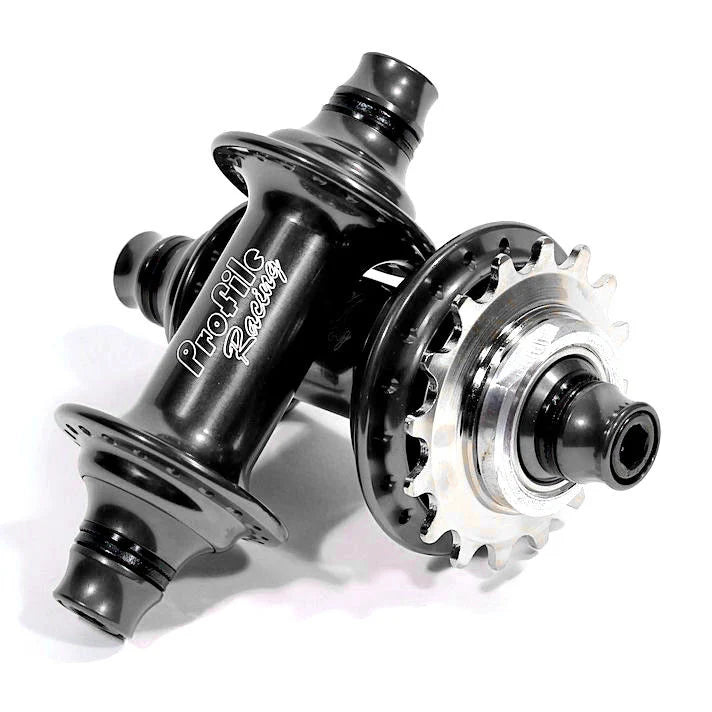 Profile Elite Cassette Hubset - 36h - 3/8" axle - Black