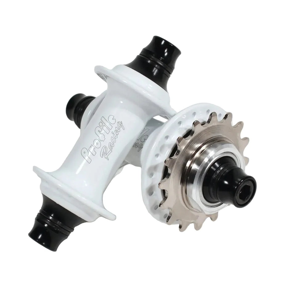ASK - Profile Elite Cassette Hubset - 36h - 3/8" axle - White