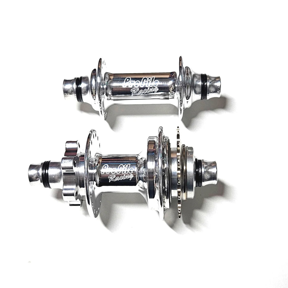 ASK - Profile Elite Race Disc Cassette Hubset - 36H 3/8" - Polished