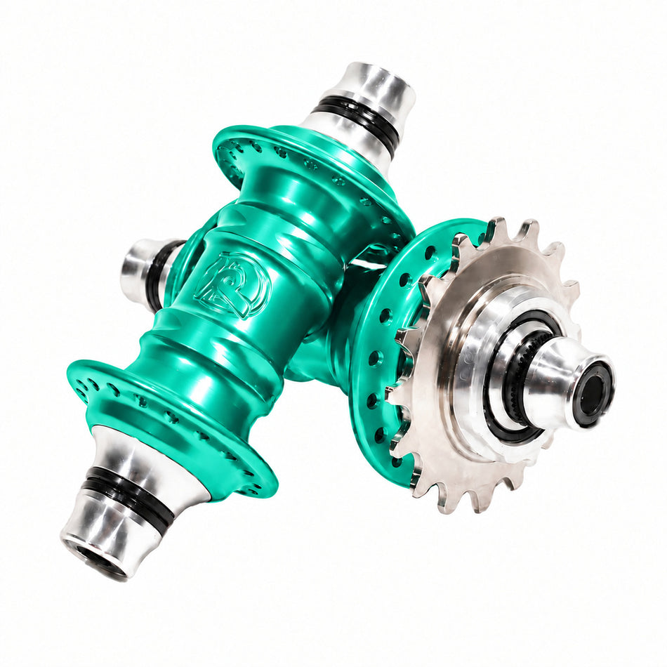 Profile Mini Cassette Hubset 36h - 3/8" axle - Aqua