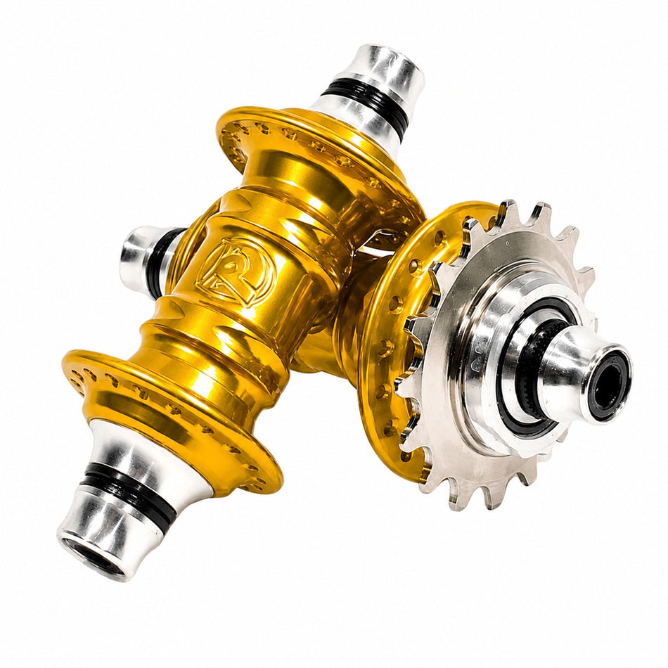Profile Mini Cassette Hubset 36h - 3/8" axle - Gold