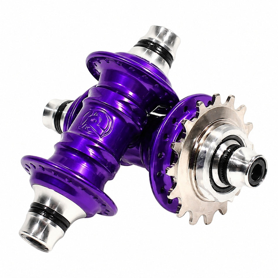 Profile Mini Cassette Hubset 36h - 3/8" axle - Purple