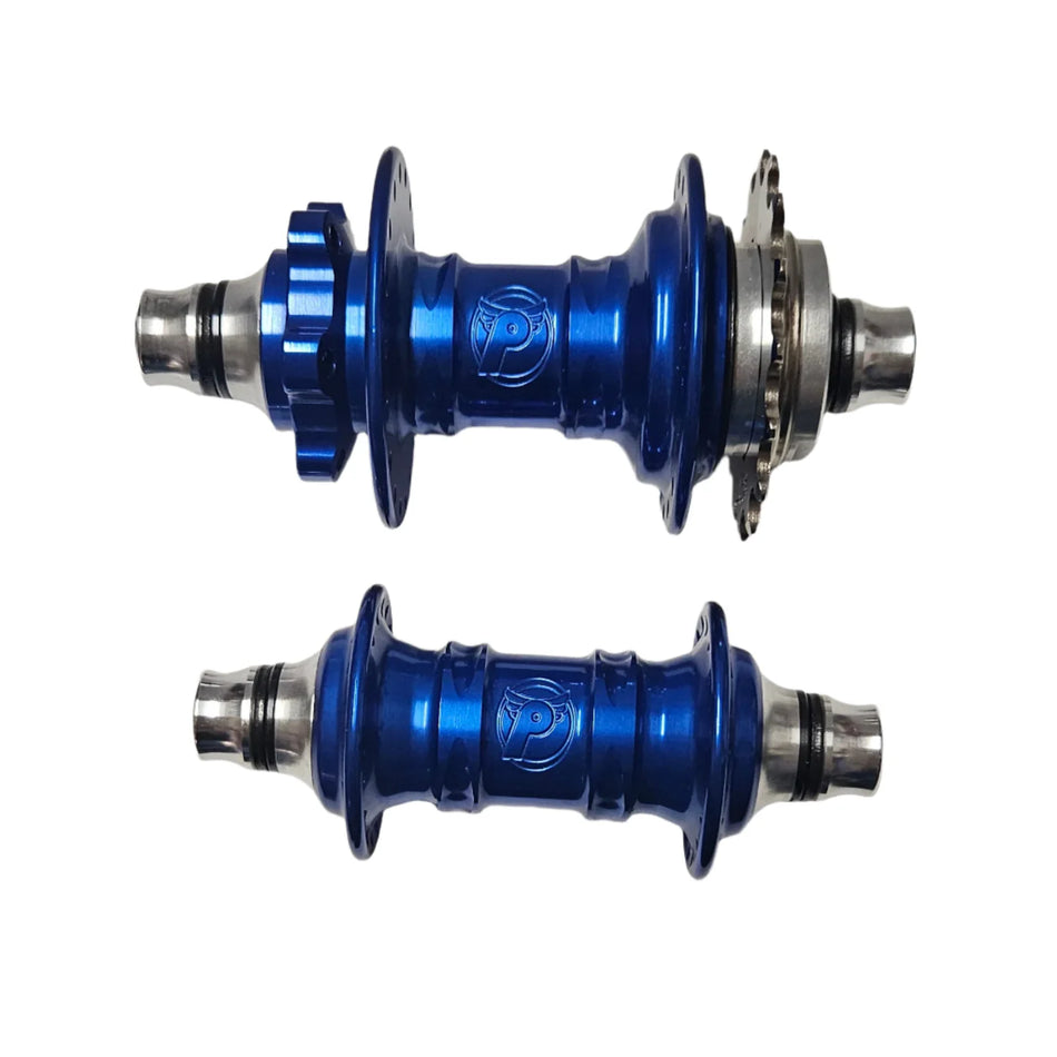 ASK - Profile Race Mini Disc Cassette Hubset 36h - 3/8" axle - Blue