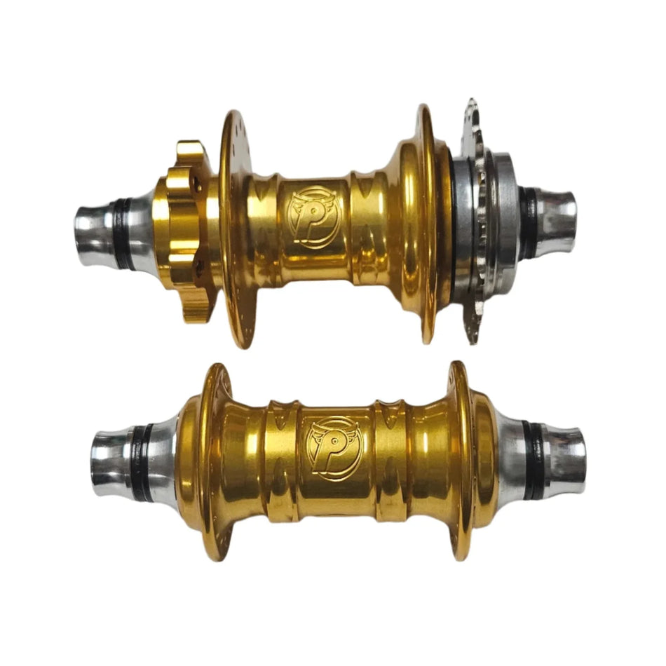 ASK - Profile Race Mini Disc Cassette Hubset 36h - 3/8" axle - Gold