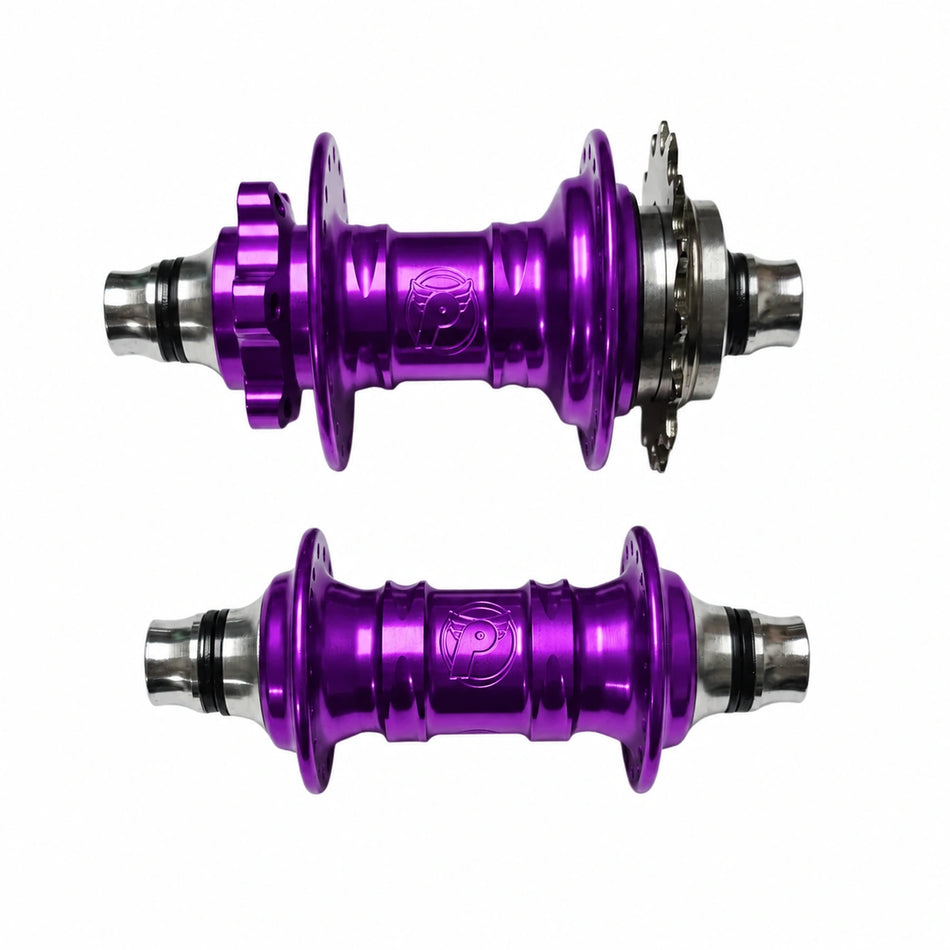 ASK - Profile Race Mini Disc Cassette Hubset 36h - 3/8" axle - Purple
