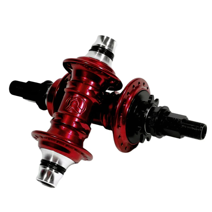 ASK - Profile Mini Cassette Hubset 36h - 3/8" / 14mm axle - Red