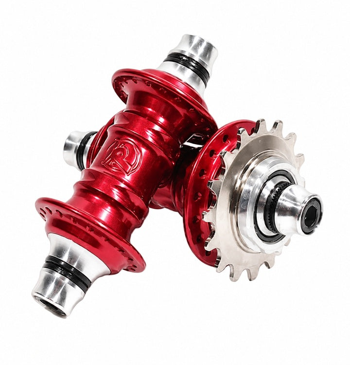 Profile Mini Cassette Hubset 36h - 3/8" axle - Red