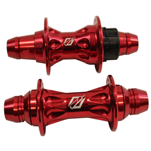 TNT Rapid Fire Cassette Hubset 3/8" - Red
