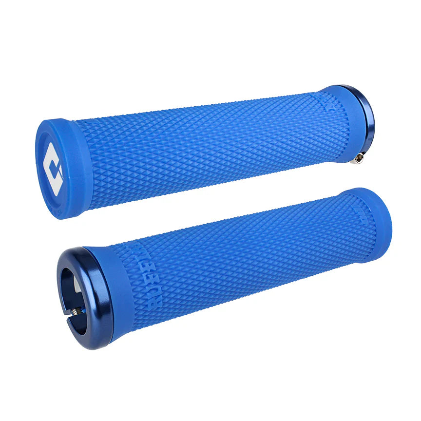ODI Ruffian Pro V2.1 135mm Lock-On Grips - Blue