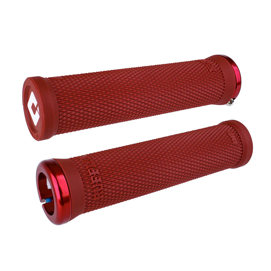 ODI Ruffian Pro V2.1 135mm Lock-On Grips - Red