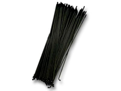 Spokes - 14g Stainless Steel - Bag of 75 -  Black