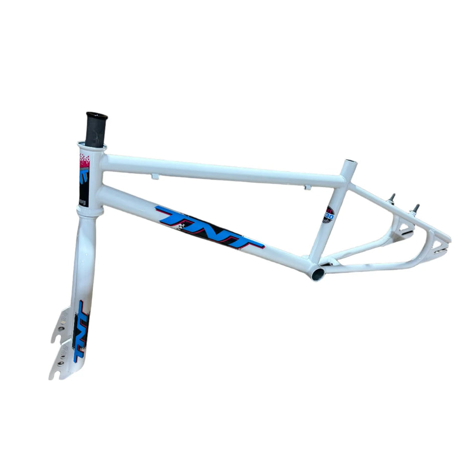 TNT 20" Retro Pro XL Frame & Fork Set - 21.25"TT - White