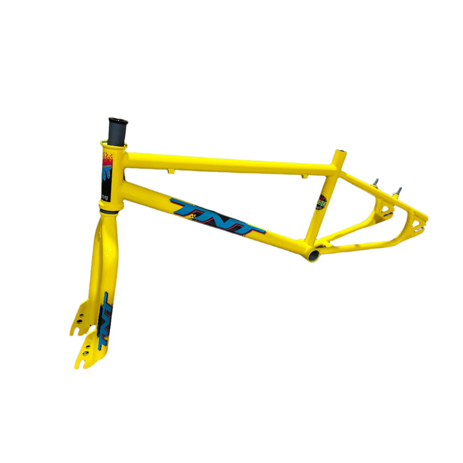 TNT 20" Retro Pro XL Frame & Fork Set - 21.25"TT - Yellow