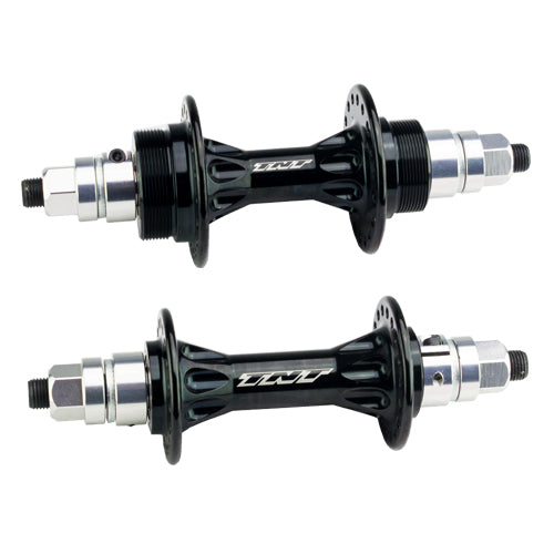 TNT Derringer Sealed BMX Flip/Flop Freewheel Hubset - 36h - 3/8" axle - Black