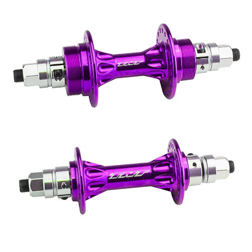 TNT Derringer Sealed BMX Flip/Flop Freewheel Hubset - 36h - 3/8" axle - Purple
