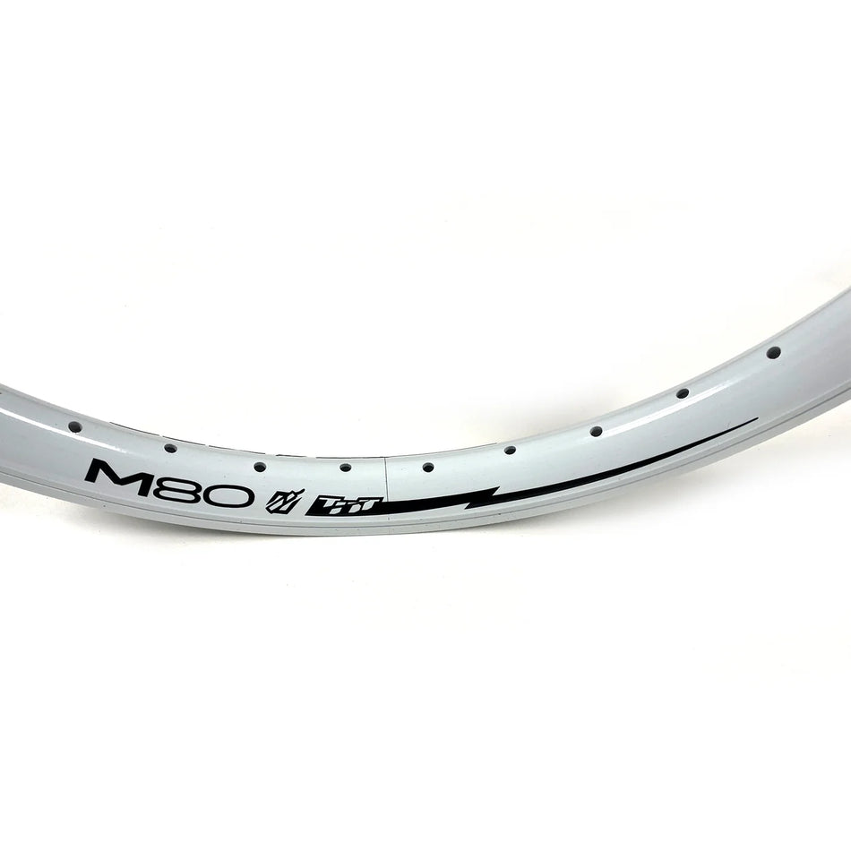 TNT M80 20" x 1.75" 36h (406mm) Double Walled Rim - White Front