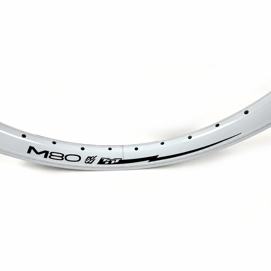 TNT M80 20" x 1.75" 36h (406mm) Double Walled Rim - White Front