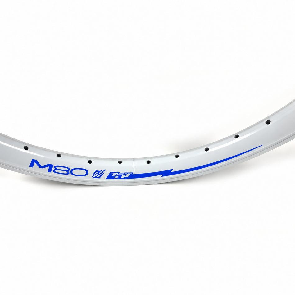 TNT M80 20" x 1.75" 36h (406mm) Double Walled Rim - White Front