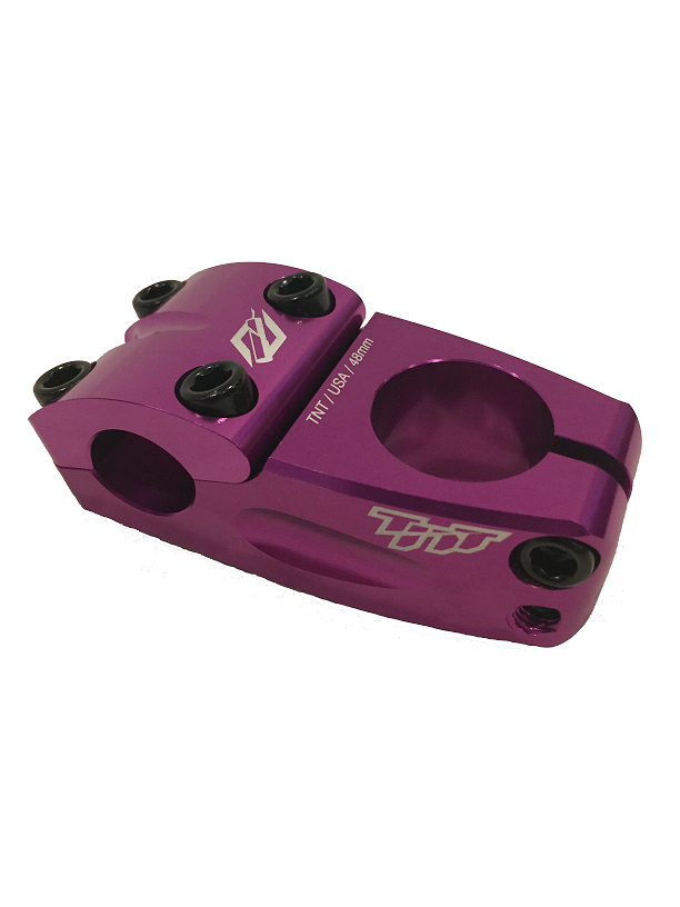 TNT Race Top Load BMX Stem - 53mm - Purple