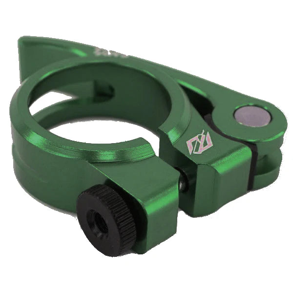 TNT Bicycles - Quick-Release Seat Post Clamp - 31.8mm - 1-1/4" - Green