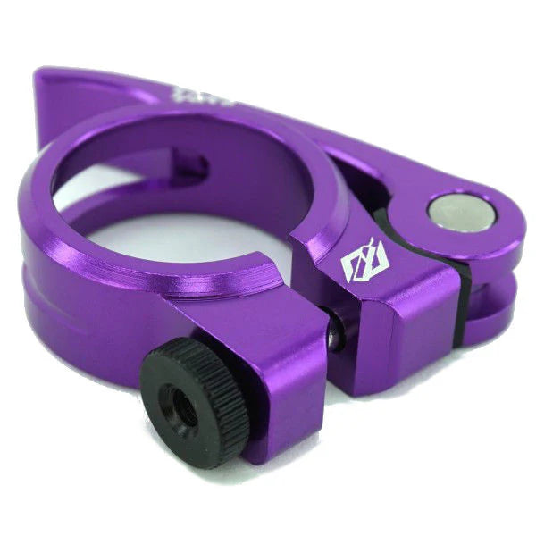 TNT Bicycles - Quick-Release Seat Post Clamp - 31.8mm - 1-1/4" - Purple