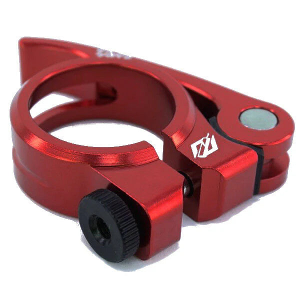 TNT Bicycles - Quick-Release Seat Post Clamp - 31.8mm - 1-1/4" - Red