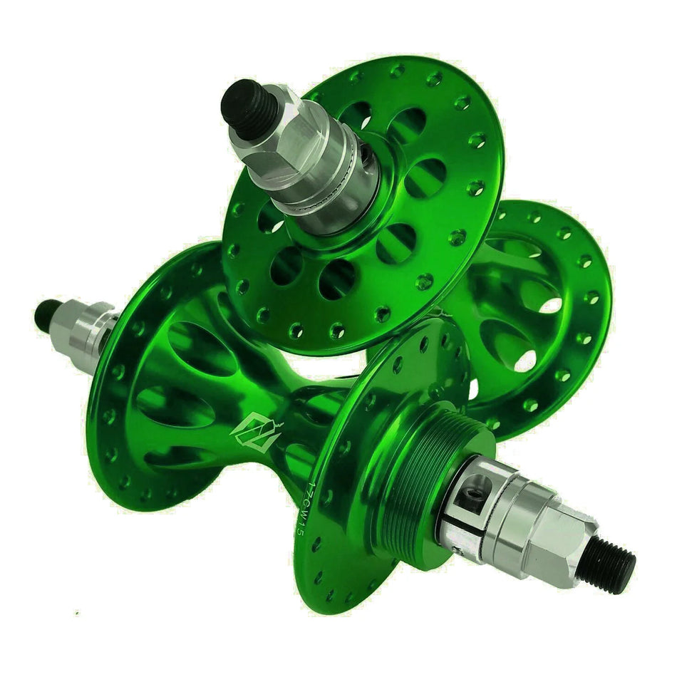 TNT Revolver 1st Gen Sealed BMX Freewheel Hubset - 36h - 3/8" - Green