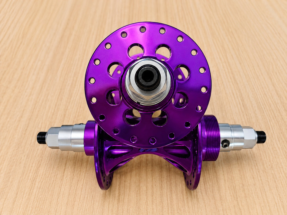 TNT 26" Revolver 1st Gen Sealed Freewheel Wheelset - 36h - 3/8" - Purple & Black