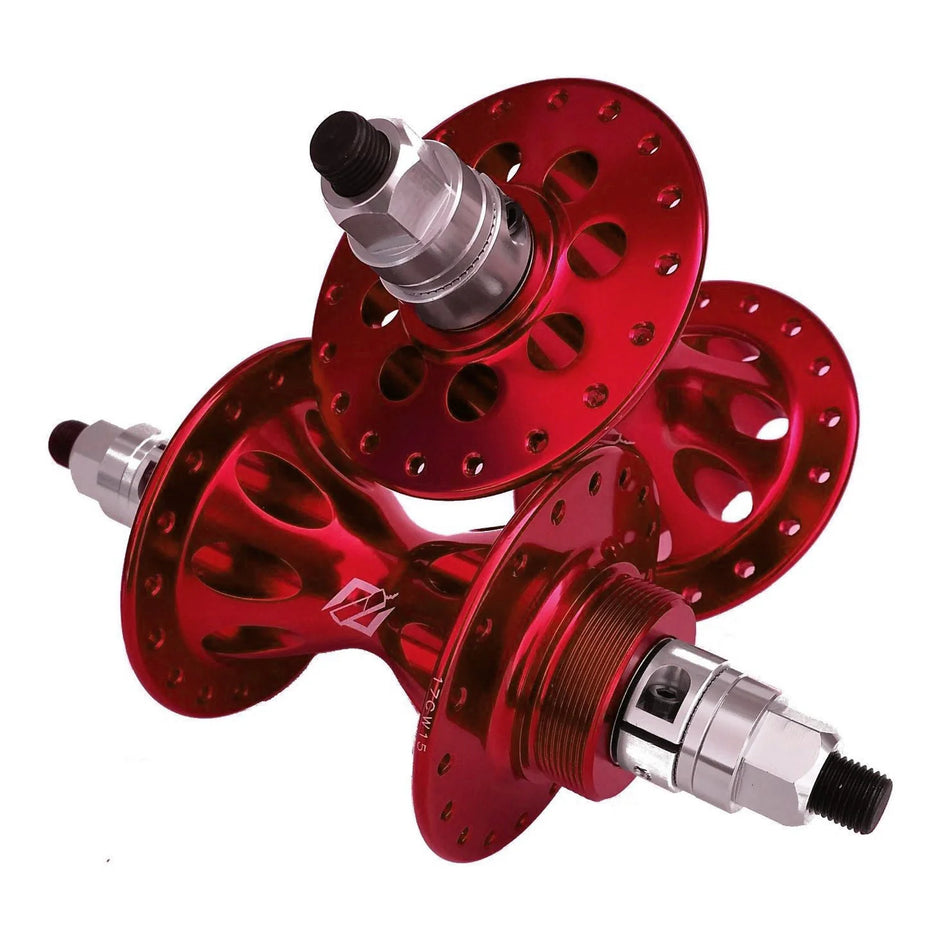 TNT Revolver 1st Gen Sealed BMX Freewheel Hubset - 36h - 3/8" - Red