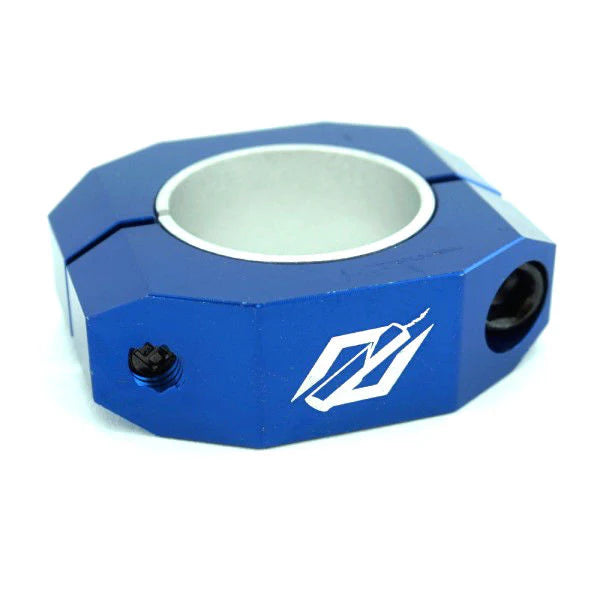 TNT Bicycles Double-Bolt BMX Seat Post Clamp - 31.8mm (1-1/4") & 28.6mm (1-1/8") - Blue